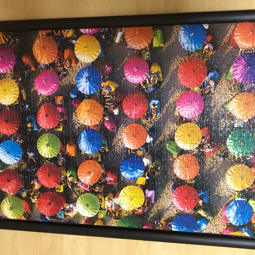 Framed Umbrella Puzzle Wall Art